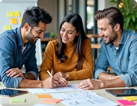 Ideal users of an AI development service: startups, innovation teams, SaaS platforms, founders, and agencies building AI-powered tools